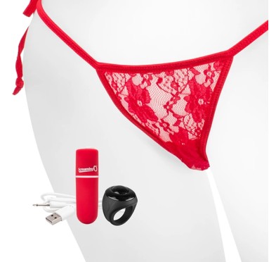 Wibrujące majteczki - The Screaming O Charged Remote Control Panty Vibe Red